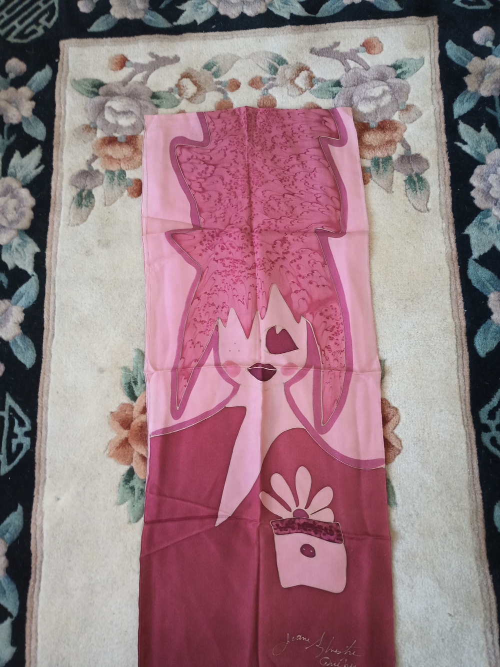 Women's Silk Scarf - Picture 5 of 9